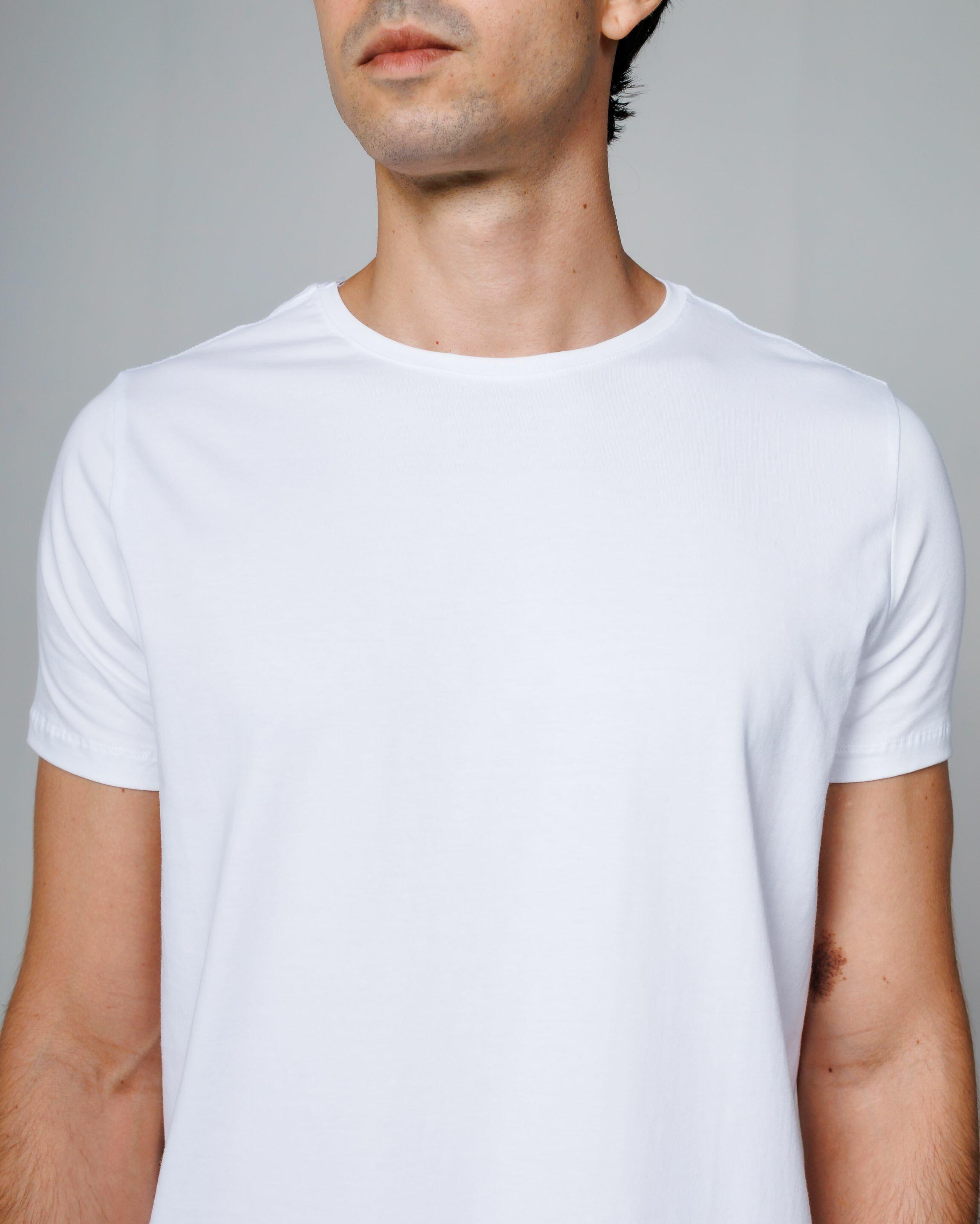 Camiseta Egípcio Gola Redonda White