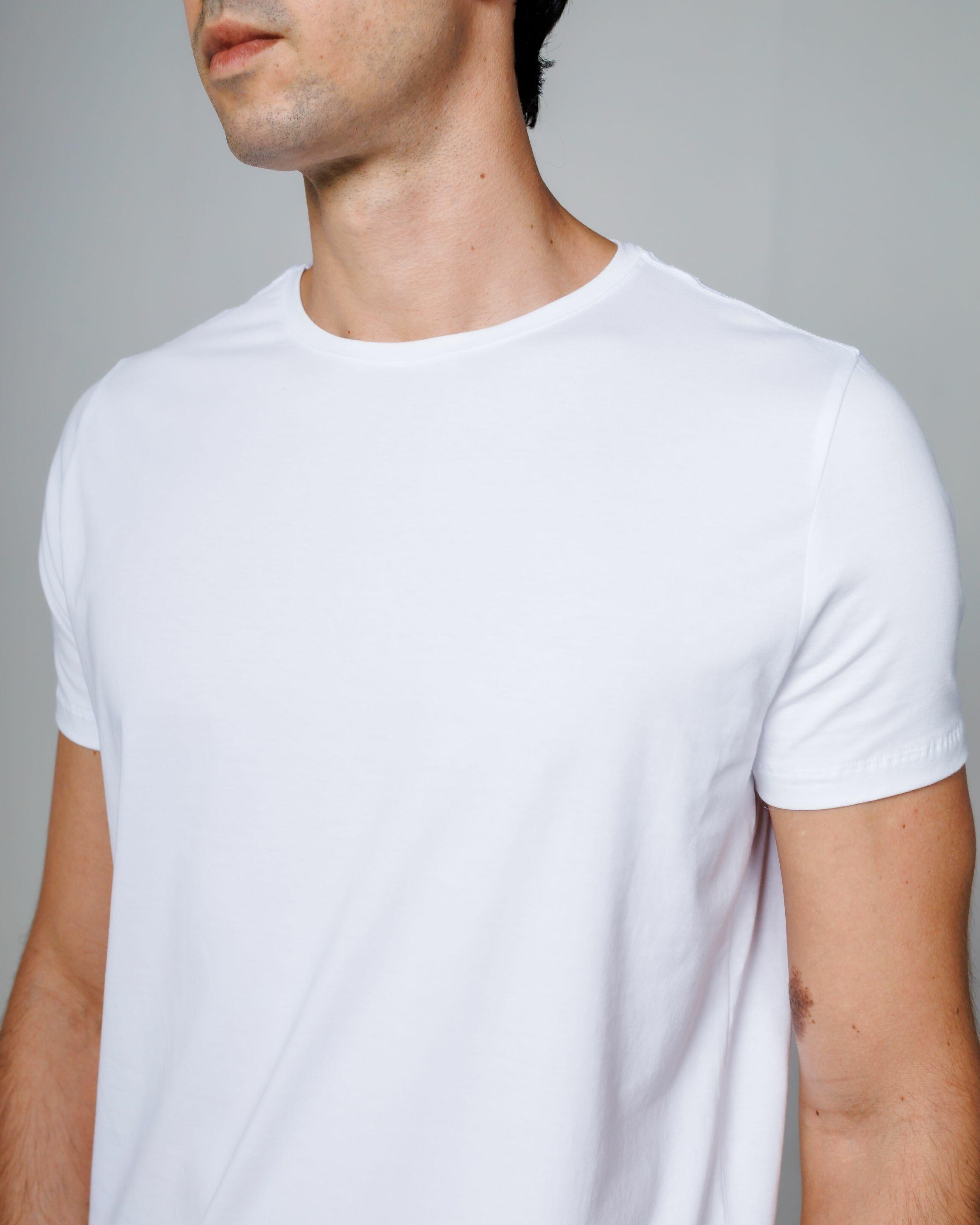 Camiseta Egípcio Gola Redonda White