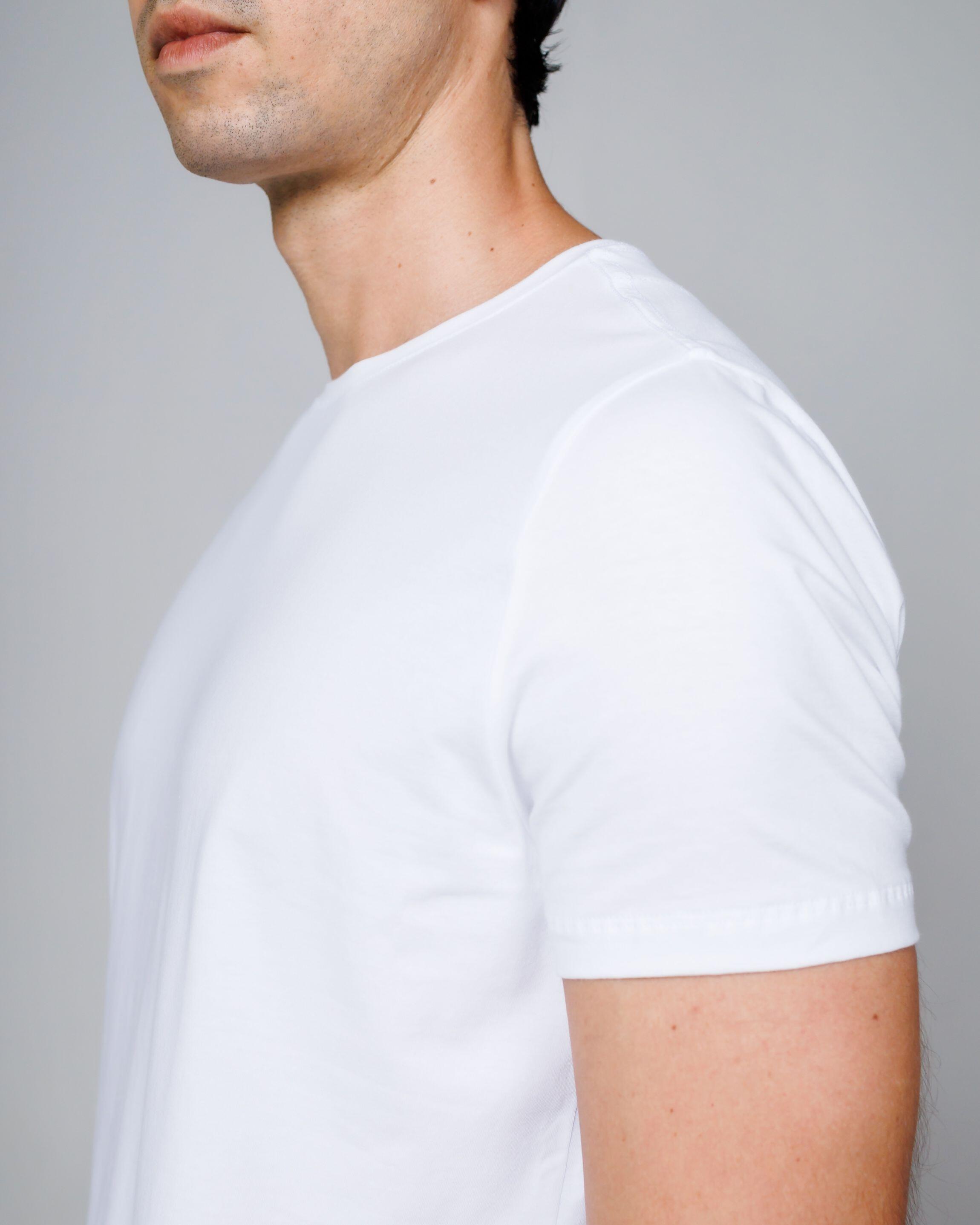 Camiseta Egípcio Gola Redonda White
