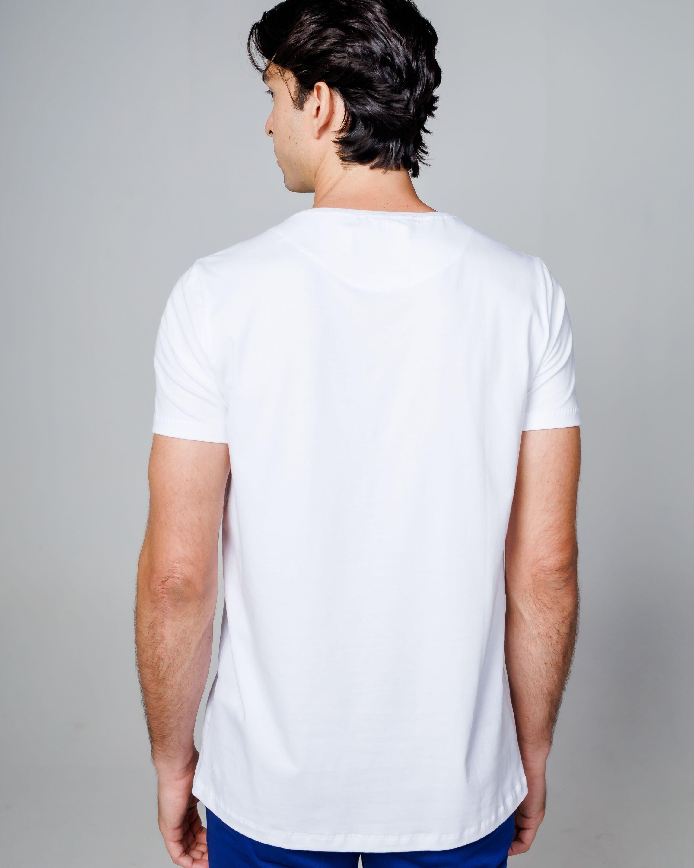 Camiseta Egípcio Gola Redonda White