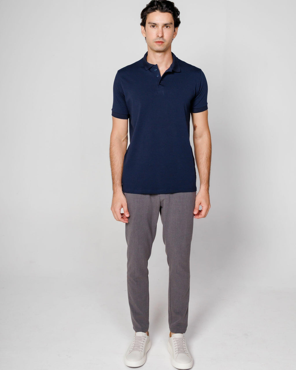 Polo Cotton Pima Navy