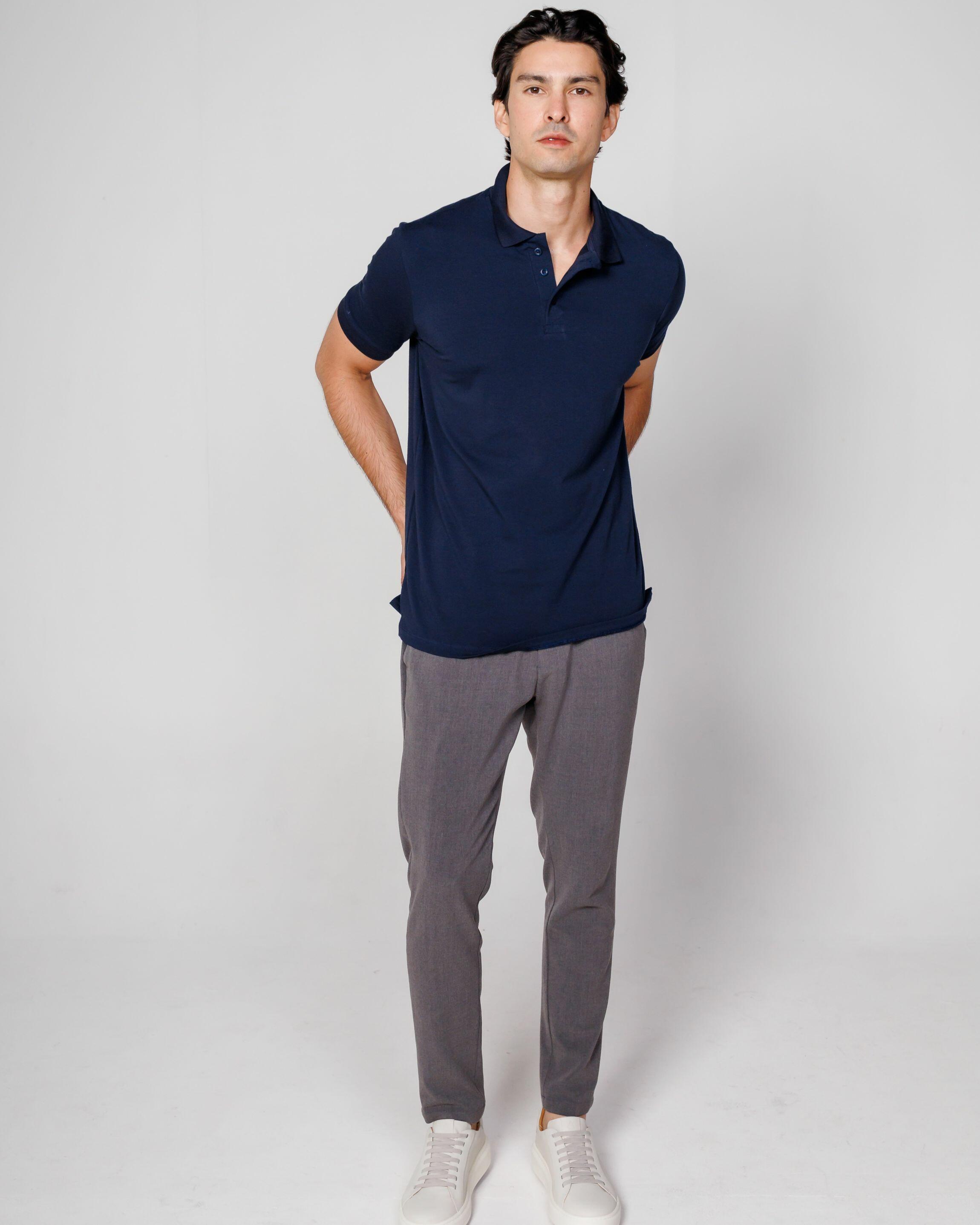 Polo Cotton Pima Navy