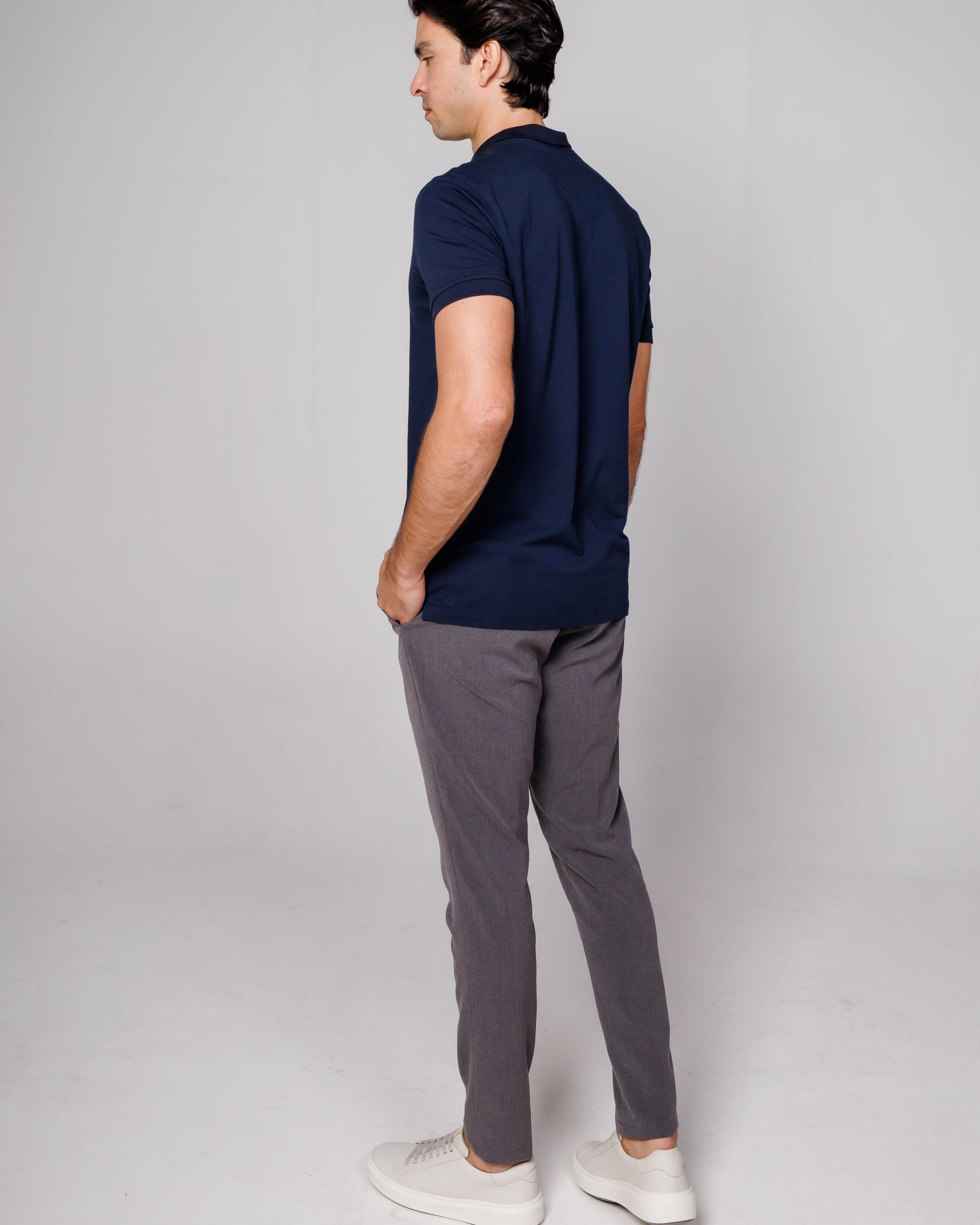 Polo Cotton Pima Navy