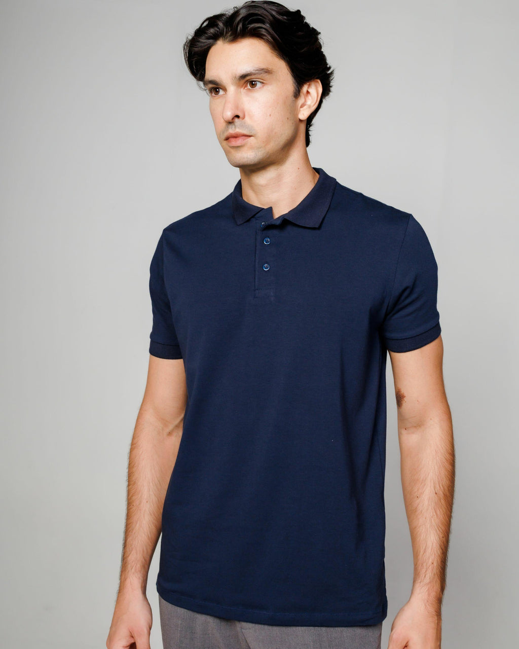 Polo Cotton Pima Navy