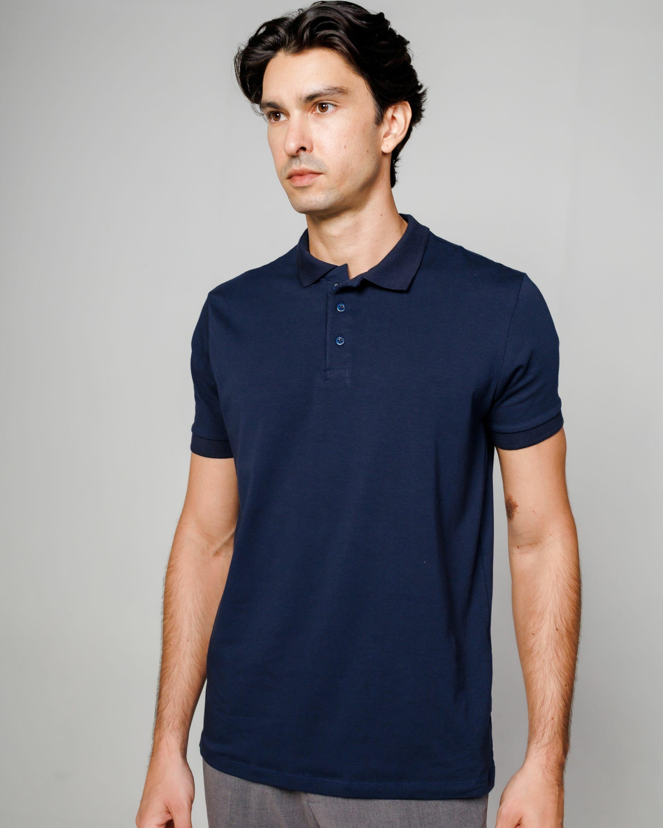 Polo Cotton Pima Navy