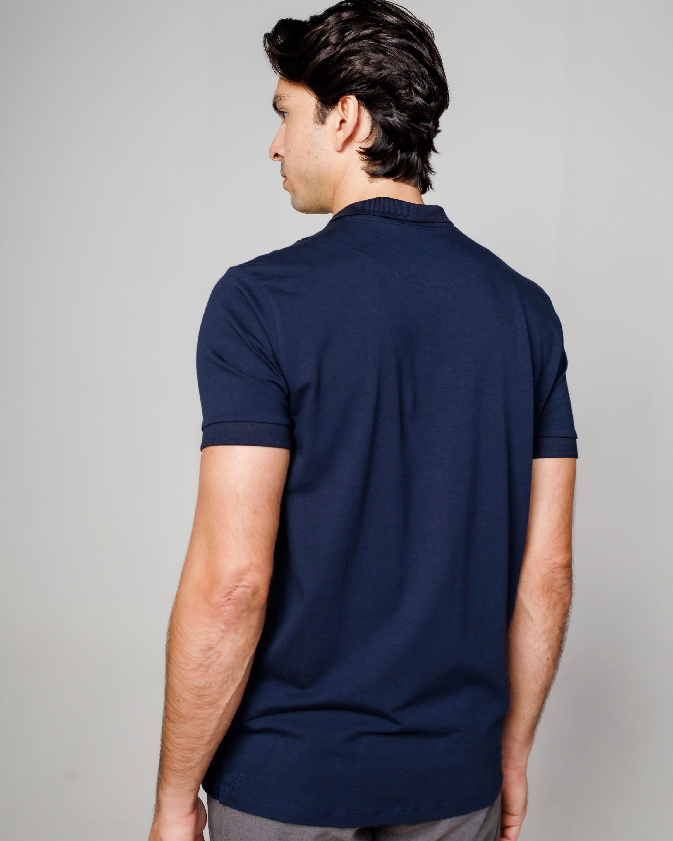 Polo Cotton Pima Navy