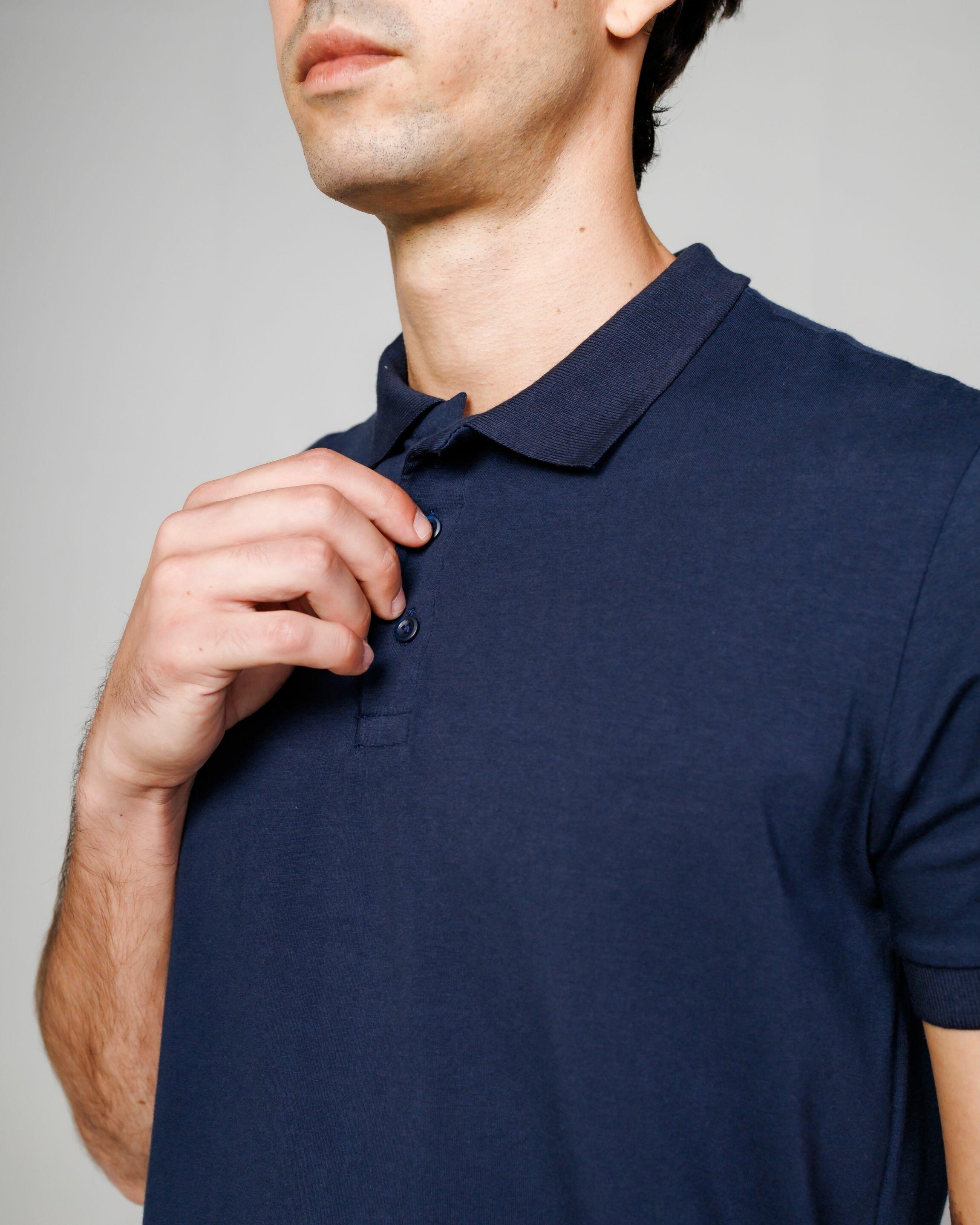Polo Cotton Pima Navy