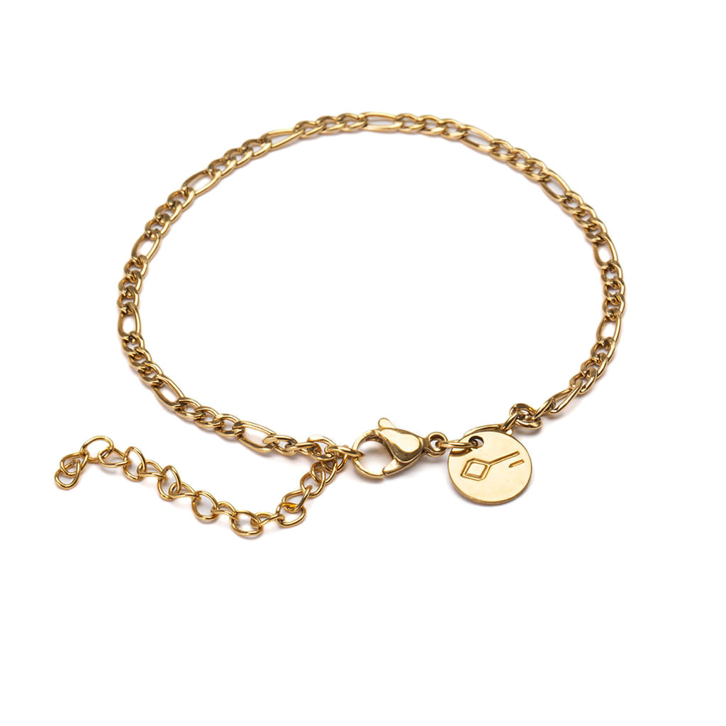 Pulseira Alfred de Aço Dourado