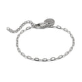 Pulseira Aco Corrente Fosse Niquel