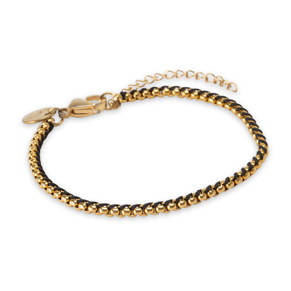 Pulseira Michelle de Aço Dourado