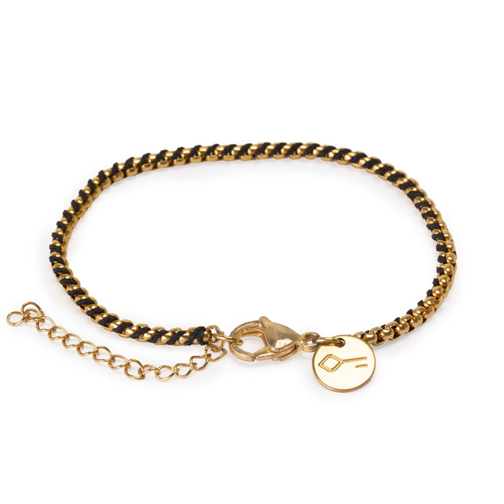 Pulseira Michelle de Aço Dourado