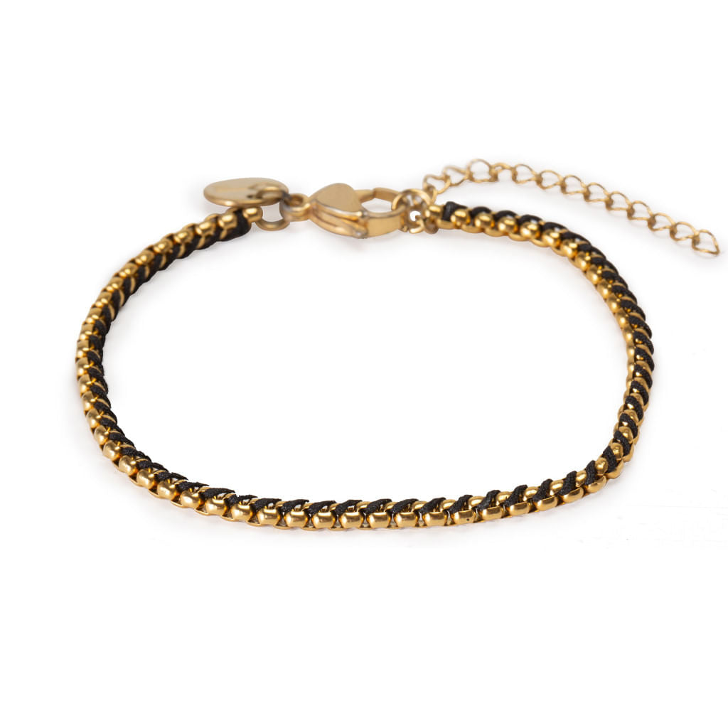Pulseira Michelle de Aço Dourado