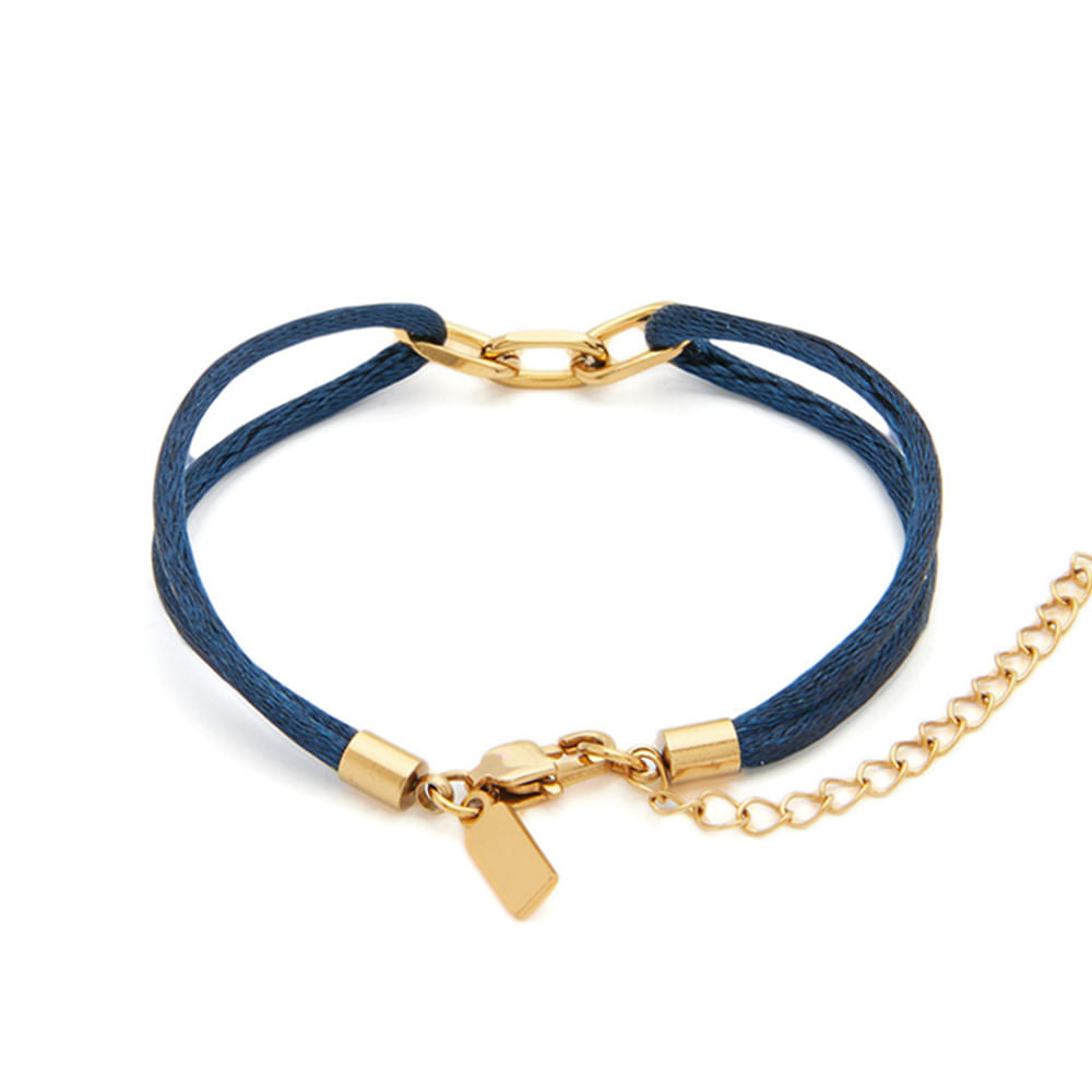 Pulseira Pétala Navy Azul Marinho