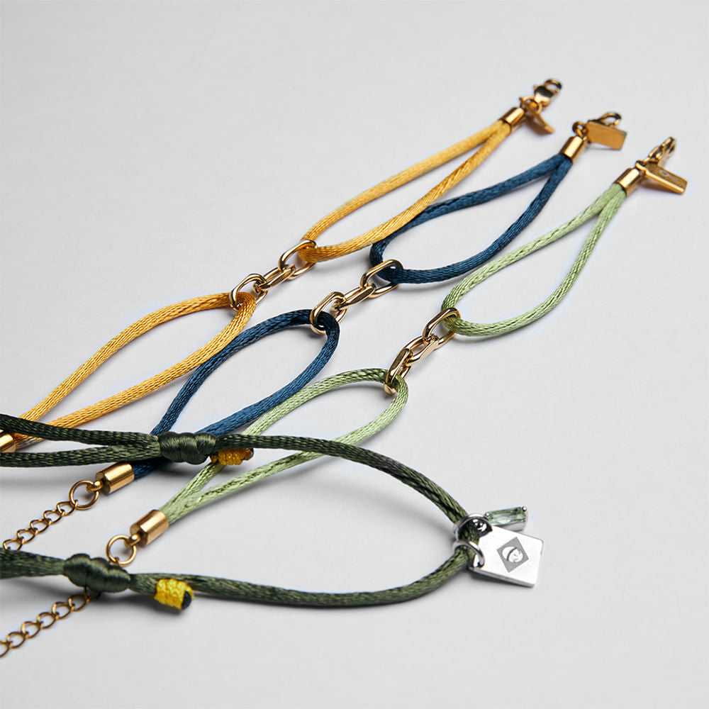 Pulseira Pétala Navy Azul Marinho