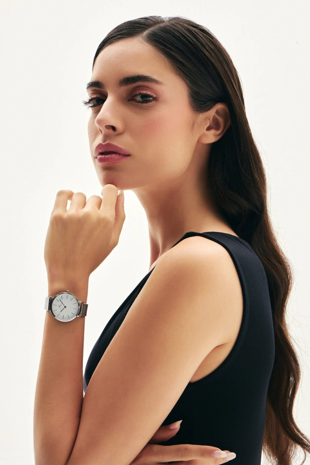 Relógio Feminino Pulseira Prata Harlem Silver 32mm
