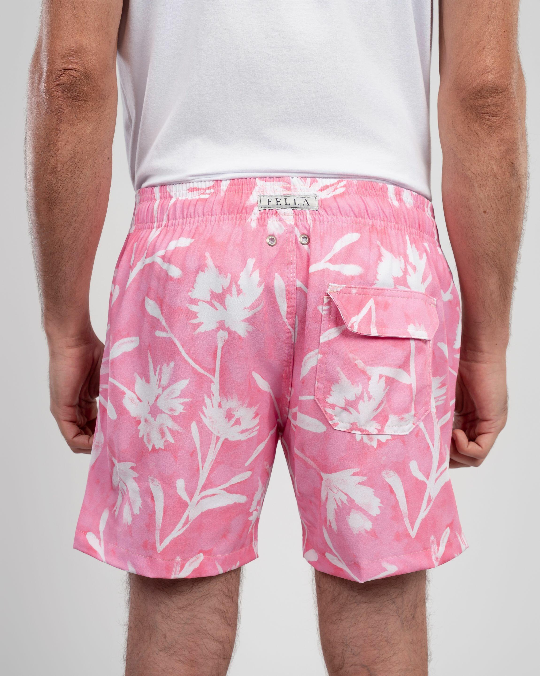 Short Estampado Versalhes Rosa