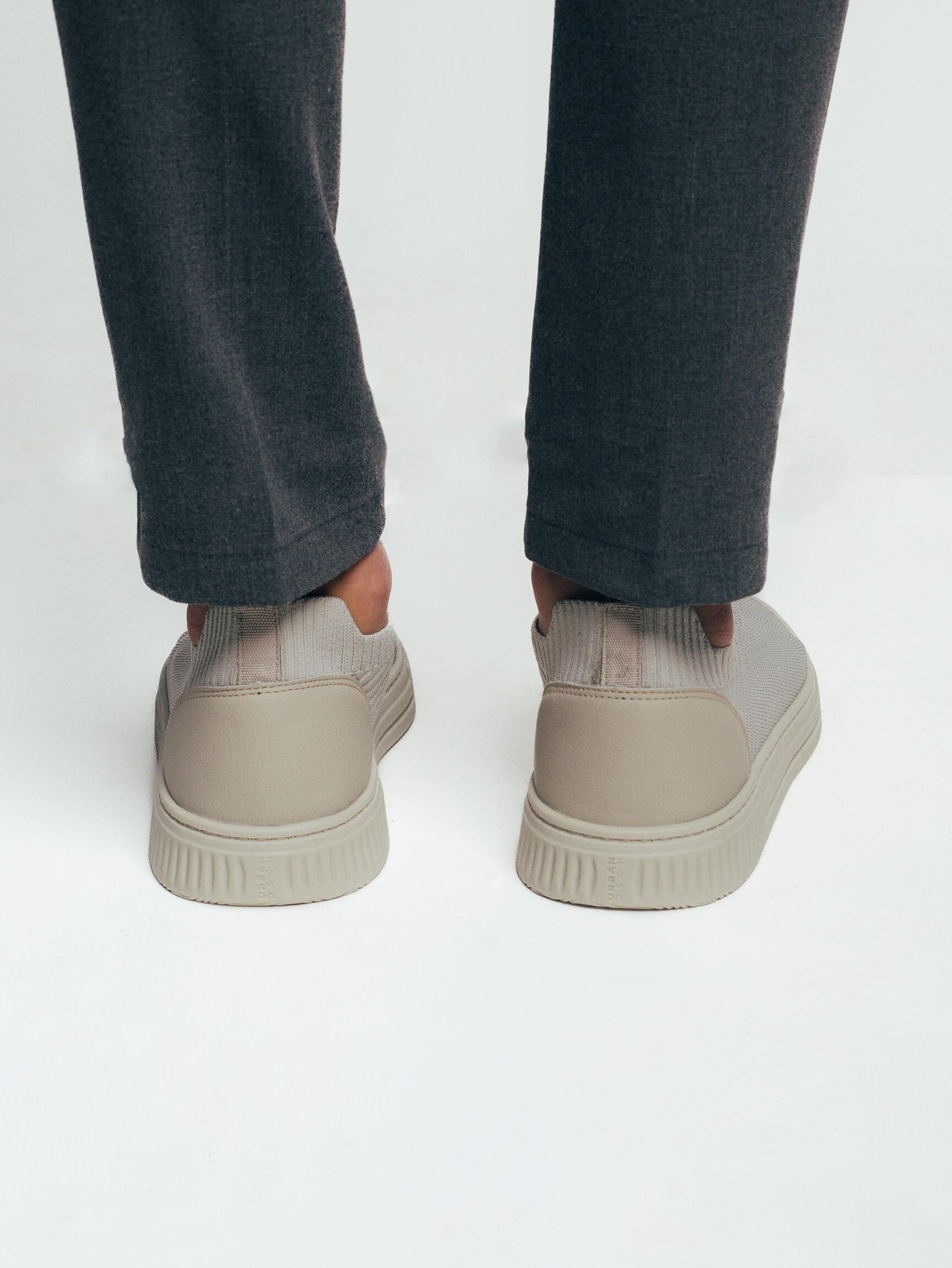 Tênis Knit Bege